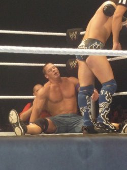 rwfan11:  Miz ….even Cena checks out that