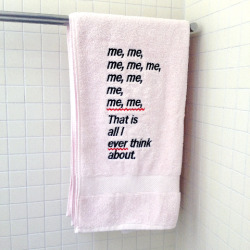 gore-pop:  my psychiatrist sent me some pictures of these towels with a note saying “these remind me of you.” 