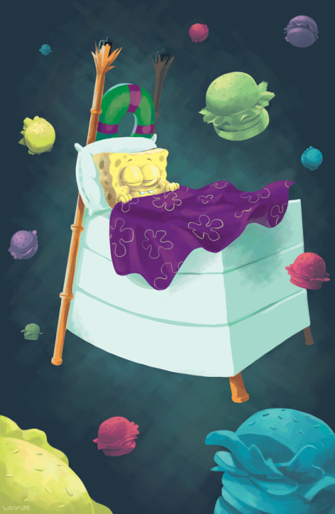 My late tribute art for Stephen Hillenburg, one of my favourite cartoonists that i used to idol