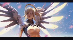 xianava:  I’ve been playing a lot of mercy in the overwatch open beta! There is something I love about rushing to my teammates every need~