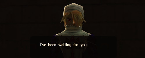 :“I am Sheik.  Last survivor of the Sheikahs.”