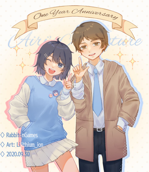 Airi&rsquo;s Adventure 1 year anniversary illustration~! Art by Lilithium_ion ✨Steam Store: http