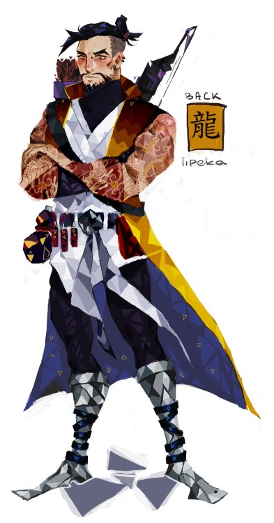 lipeka:create design skin of new Hanzo for the battle ;) 