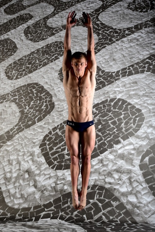 fuckustevepena:  Johnson Steele (USA diver), USOC photoshoot for Rio 2016 on 20/11/15 