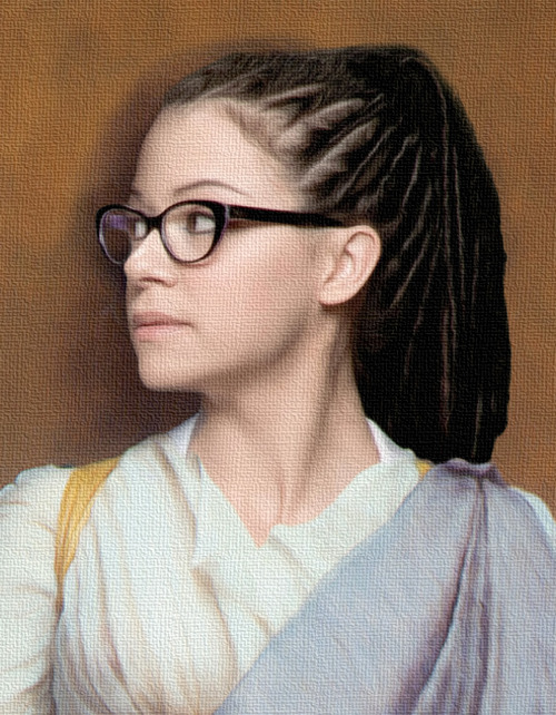 artsortof: Delphine Cormier and Cosima Niehaus Modern Renaissance Portrait II (2015) Please do not r