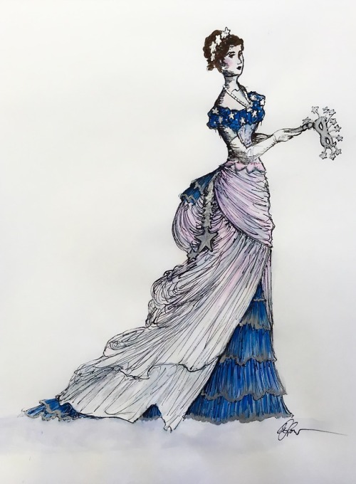 anna-matopoeia:Christine’s Star Princess dress in 1881 ballgown style!!!