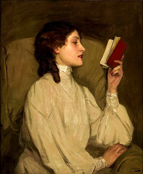 Miss Auras (The Red Book), John Lavery, ca. 1900