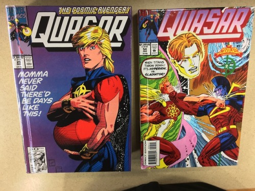comfortfoodcomics: Quasar!!! An awesome 3 volume set of The Cosmic Avenger, Quasar.  Some of Ma