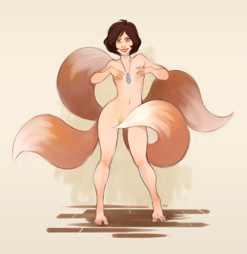 smutpot:Cutie from today’s stream - Kitty, the kitsune.Thanks again!