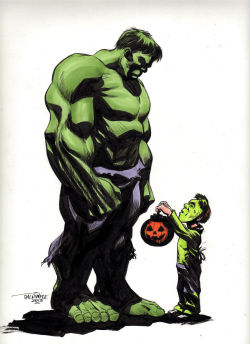 xombiedirge:  Incredible Hulk Halloween by