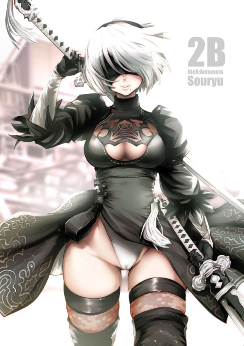 NieR: Automata Sexy 2B artwork by Souryu.