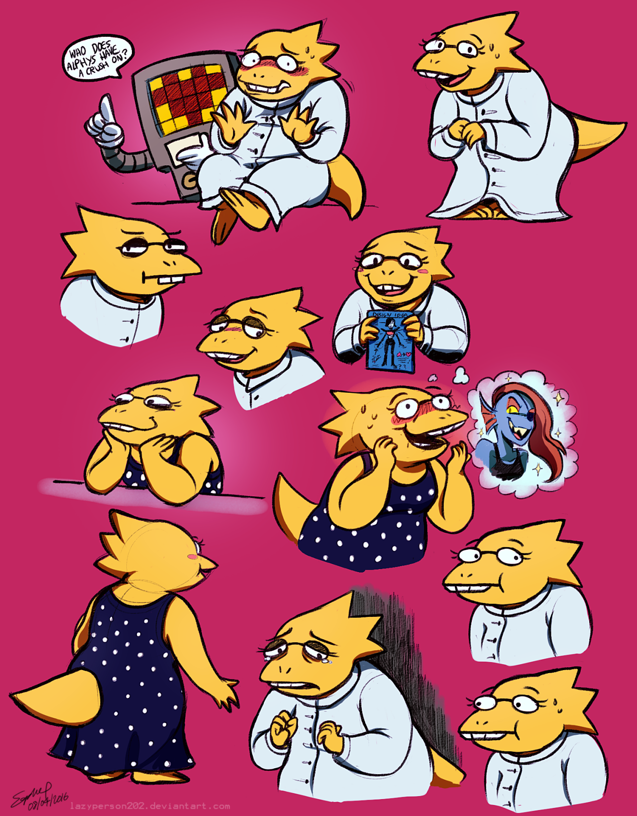 lazyperson202:  Alphys attempt. 