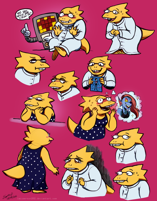 lazyperson202:  Alphys attempt. 