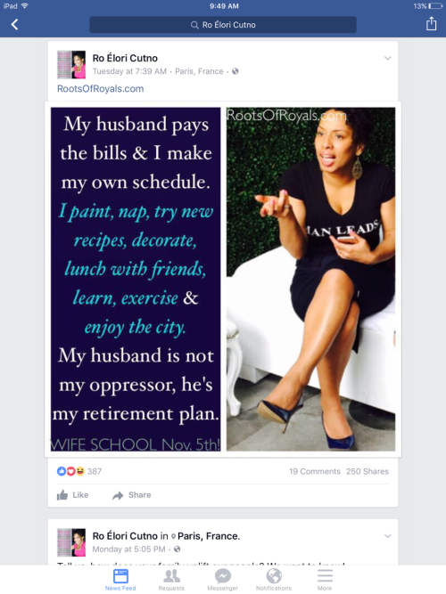 queenejanine:  nostlenne:  brokeahontas:  brokeahontas:  Maybe this is why I’m single. I need to go to wife school  Its 跌Lonely ass women are paying this woman 跌 just to tell her to be submissive and depend on a man.   So if women aren’t supposed
