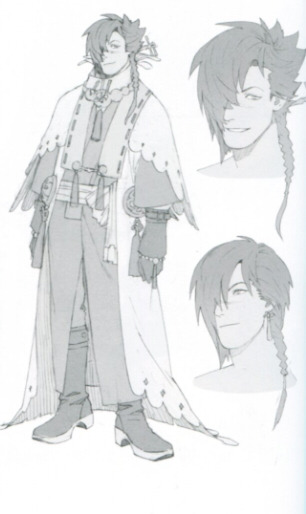 crazy-melomaniac:  Early Koujaku design. 