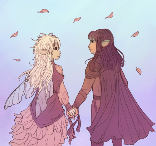 ninamiart:Afternoon DelightI haven’t been drawing Dark Crystal fanart lately so here’s one for Sto