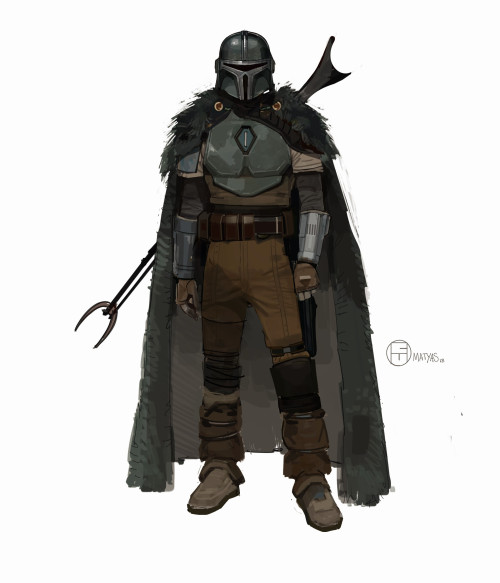 The Art of Star Wars: The Mandalorian (Season One) artwork by Brian Matyas