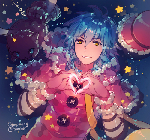 cymphony:  SUPER LATE but I could not resist drawing Aoba in his christmas gear….! Hope you guys had a good one. ’ 7 ‘ 
