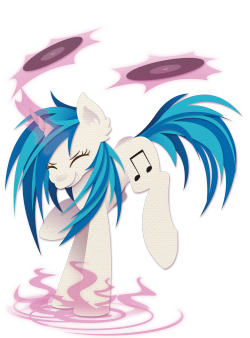 theanonymousbronyblog:  Vinyl Scratch by