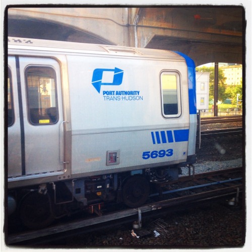 lettersfromtitan: Trains for Weeds! A PATH train (New Jersey for the cities close to NYC and into NY