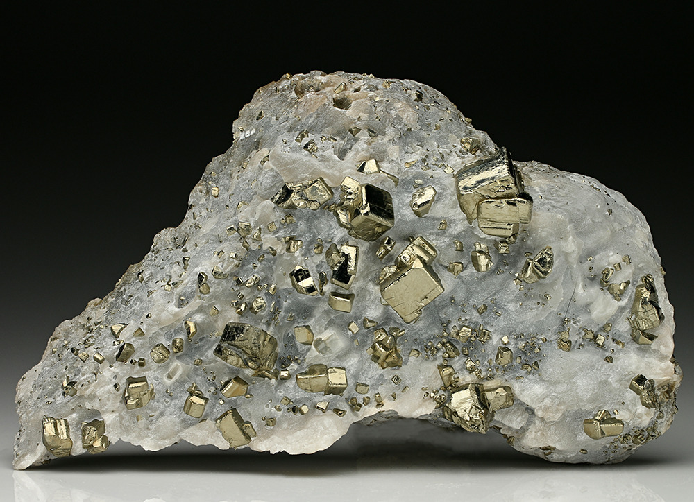 bijoux-et-mineraux:  Pyrite with Talc -  Oberdorf An Der Laming, Laming Valley, Bruck