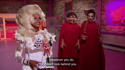 fruit-floral-nut:  Chi Chi immediately disobeying Ru and then looking over the wrong shoulder was the comedic peak of this episode