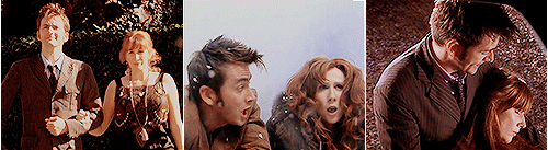 thegingergoddess:The Doctor &amp; Donna Noble“Oi! Hands!”