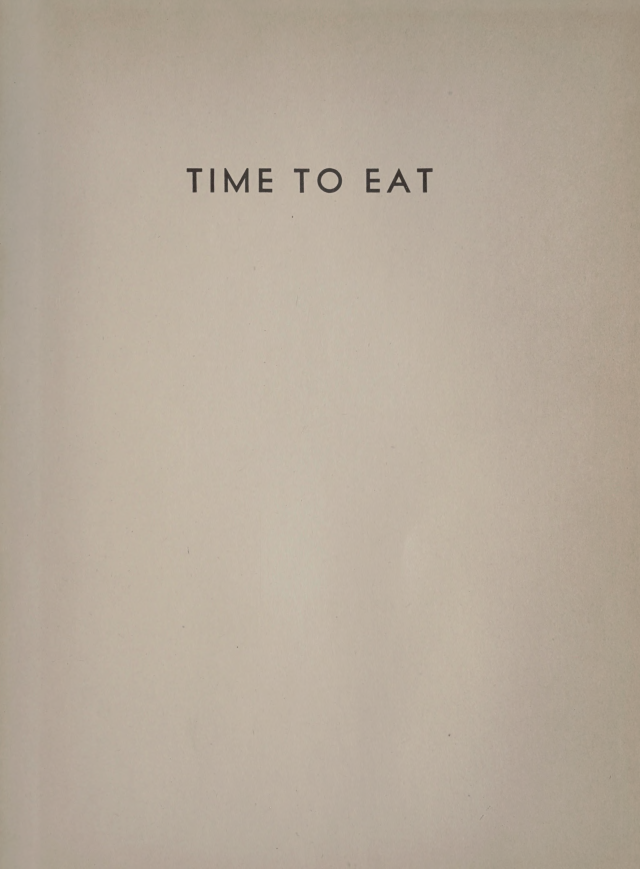 Time to eat. 1938. Internet Archive