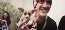bands-n-depression:  Band members and puppys=perfection