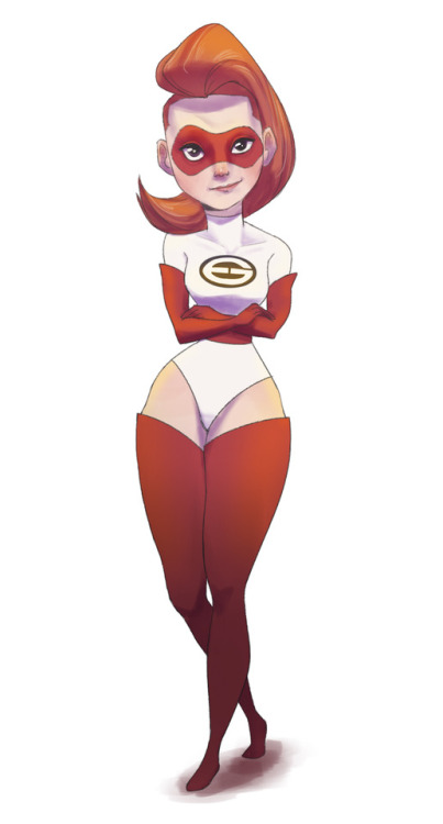 hello im gay for mohawk Elastigirl