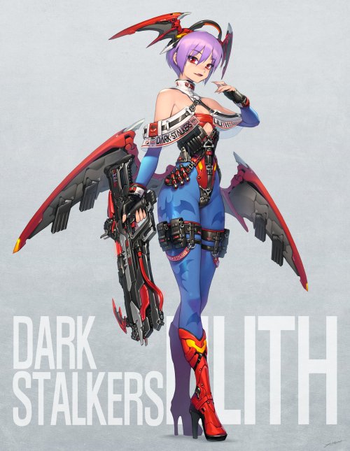 gae-bolg-alternative-dot-exe: TACTICAL: MORRIGAN and TACTICAL: LILITH by HICHI / 안희철@Hichiworks