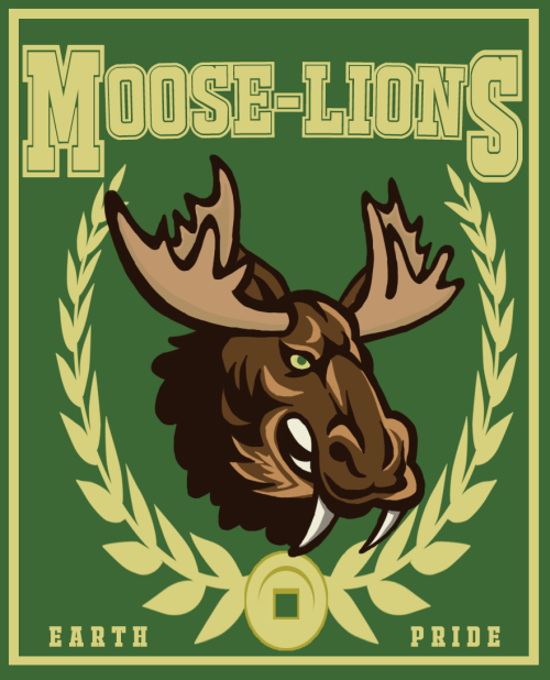 Earth pride! GO MOOSE-LIONS!