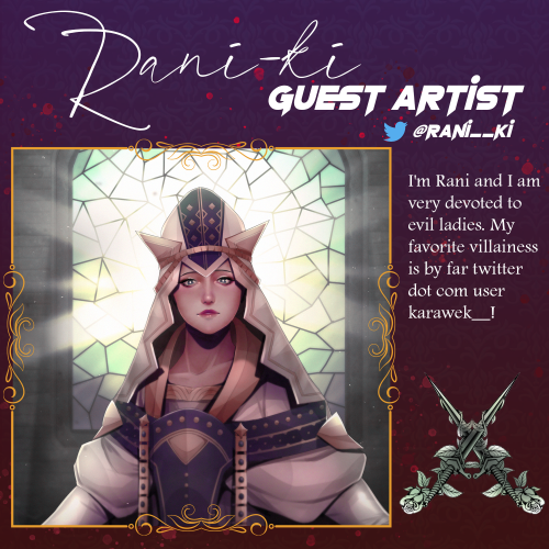 Our next Guest Contributor is Rani (@rani__ki), who will be creating a gorgeous piece of page art as