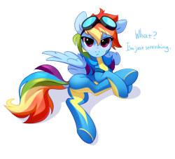 tomatocoup:I started this as a warmup, but then Rainbow Dash happened. &lt;3
