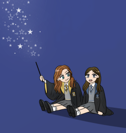 chloepearl:  Bechloe Hogwarts AU