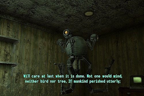 skooth:the-dragonborn-cums:“There Will Come Soft Rains”, Sara Teasdale (x)This robot and the house i