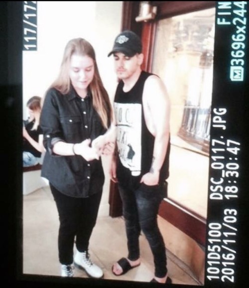 xdemonseamenx:All these posts about Mikey being a lanky boy, this is a photo of me and Mikey last ye