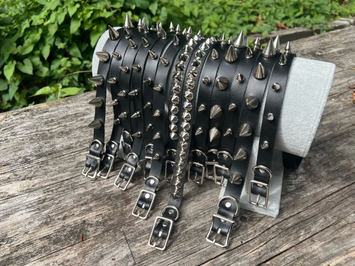 Handmade Spike Collars, Studded Bracelets And Such 