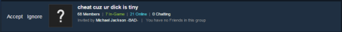 shitpeoplesayintf2:  steam groups are indeed the superior way to bond over steam. 