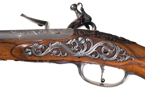 Dutch flintlock pistols signed &ldquo;COSTERA UTRECHT&rdquo;, 18th century.from Rock Island 