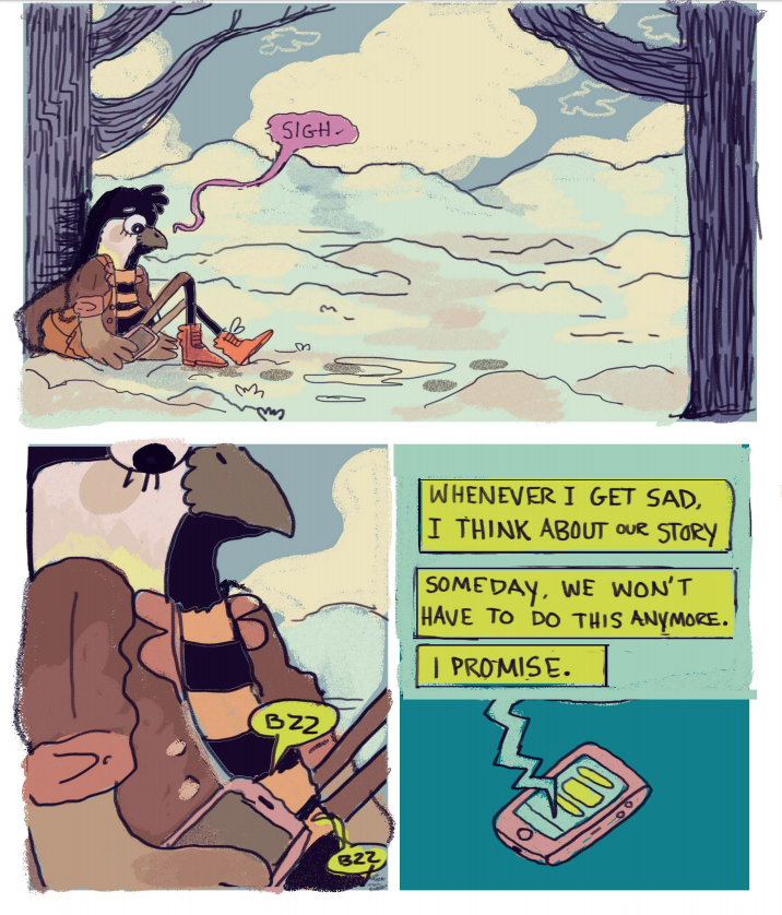 cirrus-sky:  acornfriend:  back in January I started a LDR comic for my partner and