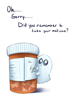 operation-chara:  kaylonsartblog:  Napstablook sending you a medicine reminder! :D  We NEED MORE OF THESE 