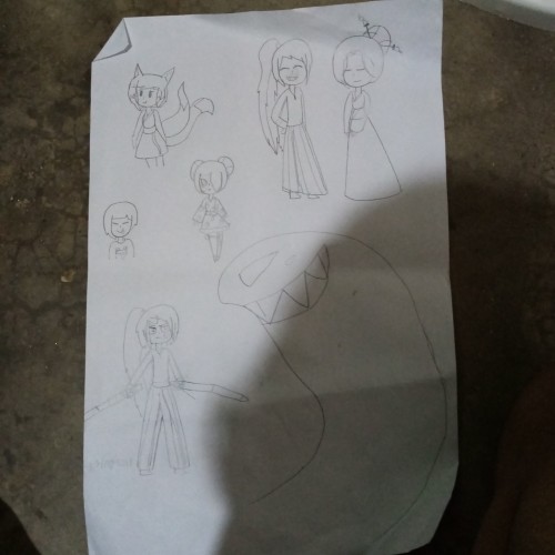 He Tratado De Dibujar Algunos Nuevos Personajes Que Sern Parte De La Historia, As Que Aqu Unos Bocetos