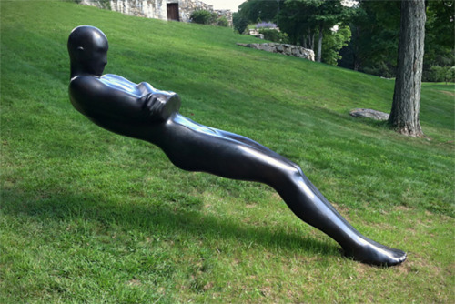itscolossal: Emil Alzamora’s Distorted Human Figures Appear to Melt, Morph, and Defy Gravity