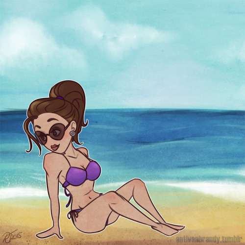 antivanbrandy:Poor Kinzie, I bet it only took ten minutes to rack up that sunburn, too.