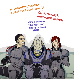 jelee-:  garrus always carries 