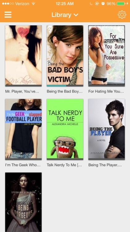 I just logged into my wattpad for the first time since eighth grade and oh my god look at my library