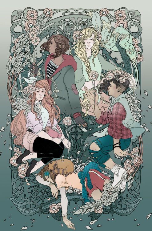 helenmask:YAYYAAAAY I can share my Lumberjanes cover #35 !!! I was really grateful for the opportunity to create a Cover