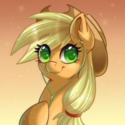 the-pony-allure:Applejack Profile picture by Wooxx  =3