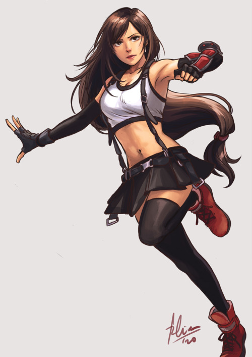 FF7 Remake is here! Who else is excited and enjoying the game? :) &ndash; Tifa, Final Fantasy VI